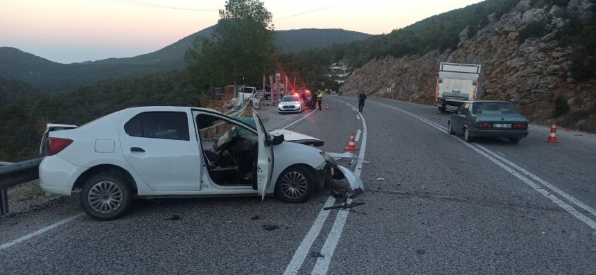 seydikemer kaza, seydikemer trafik kazası, seydikemer adem yaman, seydikemer, seydikemer otomobil ile tır
