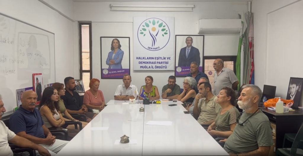 dem parti muğla, muğla dem parti, 7554 sayılı kanun, maden yasası, süper izin yasası