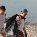 fethiye çalış sahili, fethiye deniz kaplumbağaları, yavru deniz kaplumbağaları, fethiye çöp toplama, fethiye çalış