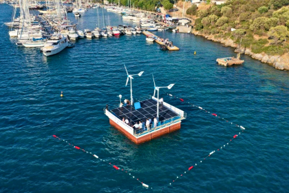 Yüzer Deniz Suyu Arıtma Platformu Bodrum Belediyesi Levent Kurnaz