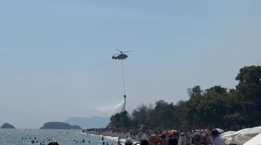 fethiye akmaz yangın fethiye orman yangını 