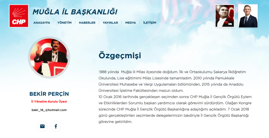 bekir perçin milas belediyesi