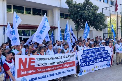 kamu emekçileri iş bırakma kesk muğla memur grevi