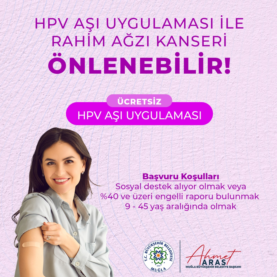muğla hpv aşısı muğla büyükşehir belediyesi 