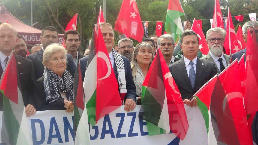 muğla gazze mitingi sumud filosu