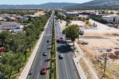 menteşe yol, menteşe asfalt yol çalışması, menteşede 17 milyonluk yol çalışması, menteşe yol çalışması , muğla büyükşehir belediyesi