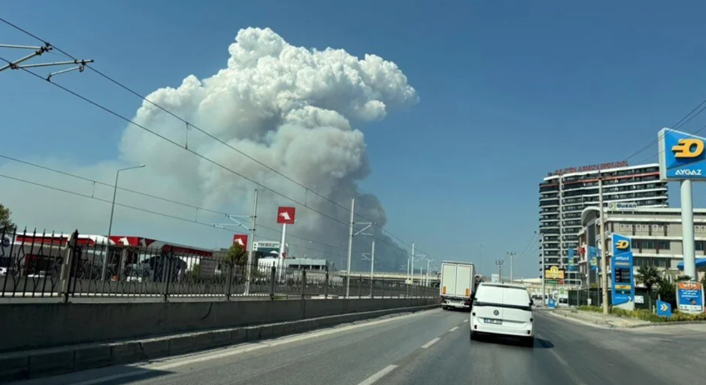 bursa yangın, bursa gündoğdu, bursa son dakika, gündoğdu, bursada yangın