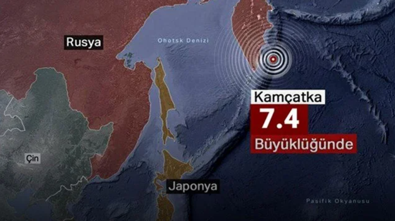 kamçatkarusya depremkamçatka deprem7.4 depremkamçatka 7.4 deprem
