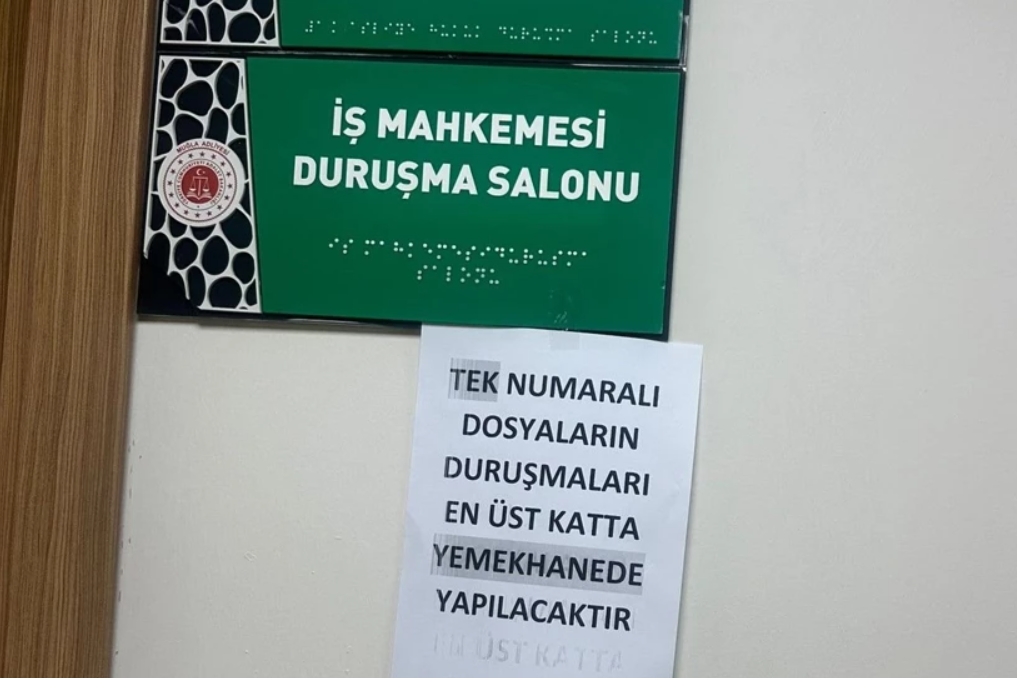 muğla adliye yemek salonu, muğla adliyesi yemek salonu, muğlada yemek salonunda duruşma, adliye yemek salonunda duruşma, muğla adliye