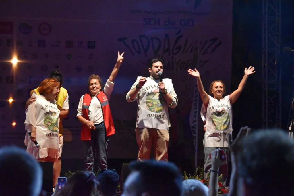 toprağımızı vermiyoruz, toprağımızı vermiyoruz muğla, toprağımızı vermiyoruz miting, özgür özel muğla, özgür özel