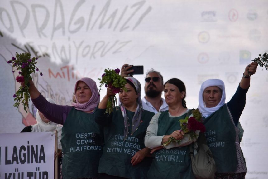 toprağımızı vermiyoruz, toprağımızı vermiyoruz muğla, toprağımızı vermiyoruz miting, özgür özel muğla, özgür özel