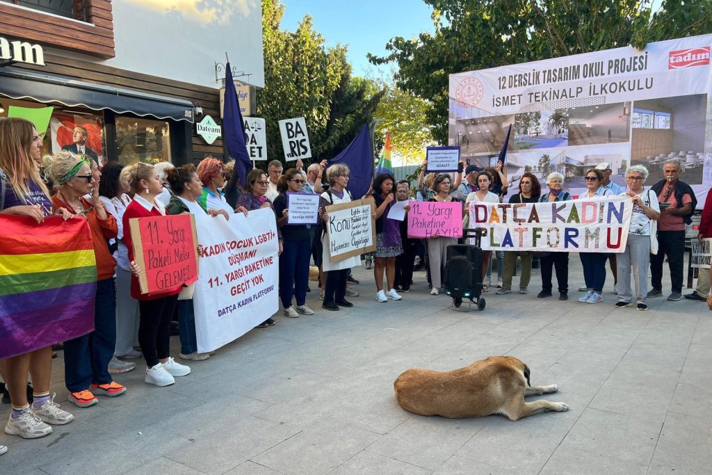 yeni yargı paketi, lgbti+ karşıtı yasa, 11. yargı paketi, 11. yargı paketi lgbti, yeni yargı düzenlemesi Datça Kadın Platformu