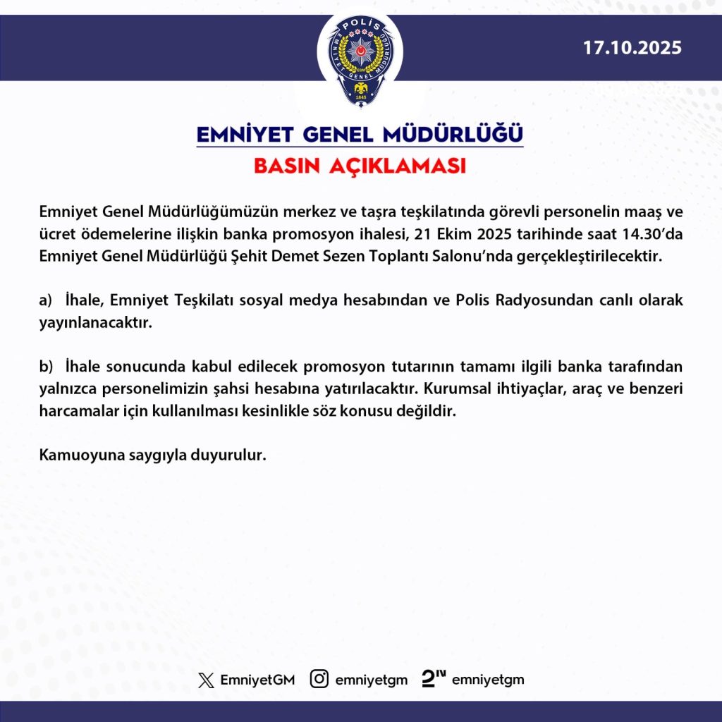 polis promosyon ne kadar, egm promosyon, egm promosyon ihalesi, egm maaş promosyonu, egm promosyon 2025