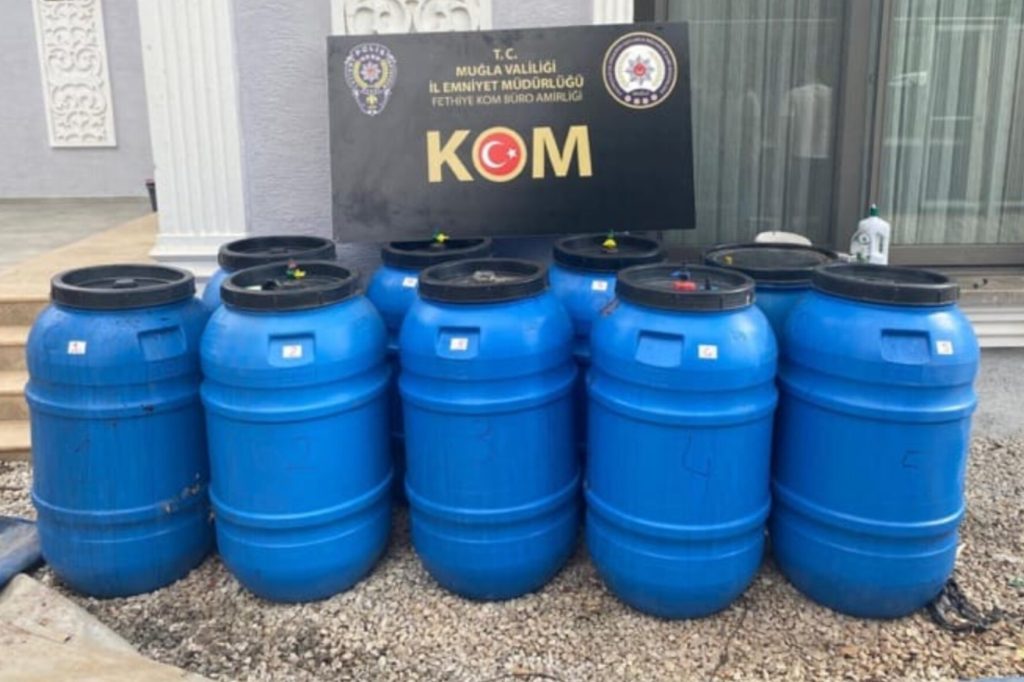 fethiye kaçakçılık, fethiye etil alkol, fethiye sahte şarap, fethiye kaçakçılık operasyonu, fethiye