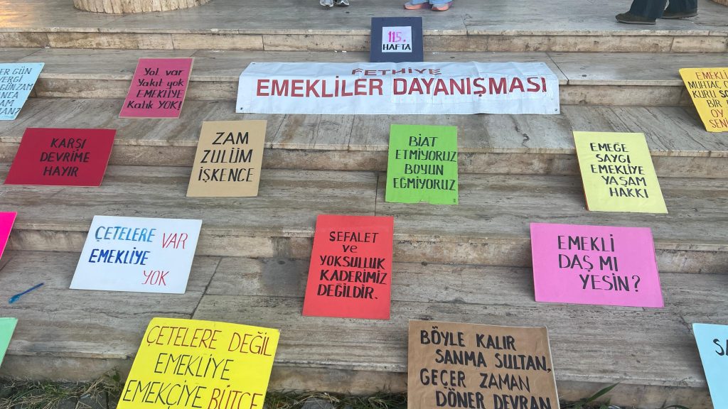 fethiye emekliler dayanışması, fethiye emekliler, fethiye, emekli, emekli ücreti