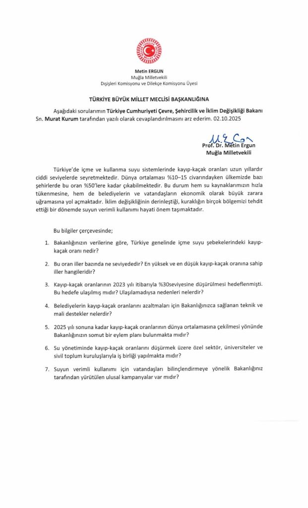 türkiye su sorunu, metin ergun, su stresi yaşayan ülkeler, türkiye su stresi, türkiye su, türkiye su sorunu metin ergun