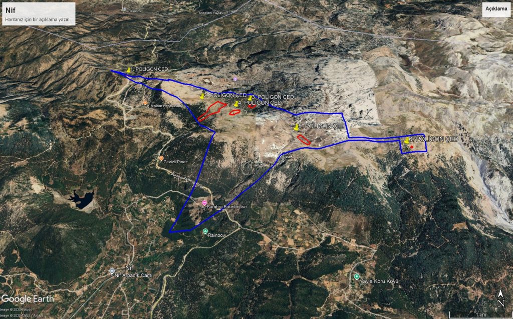 nif krom ocağı projesi fethiye nif krom projesi fethiye krom projesi bilirkişi keşfi