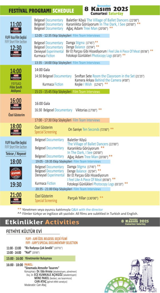 fethiye uluslararası film festivali fefsad canan tor