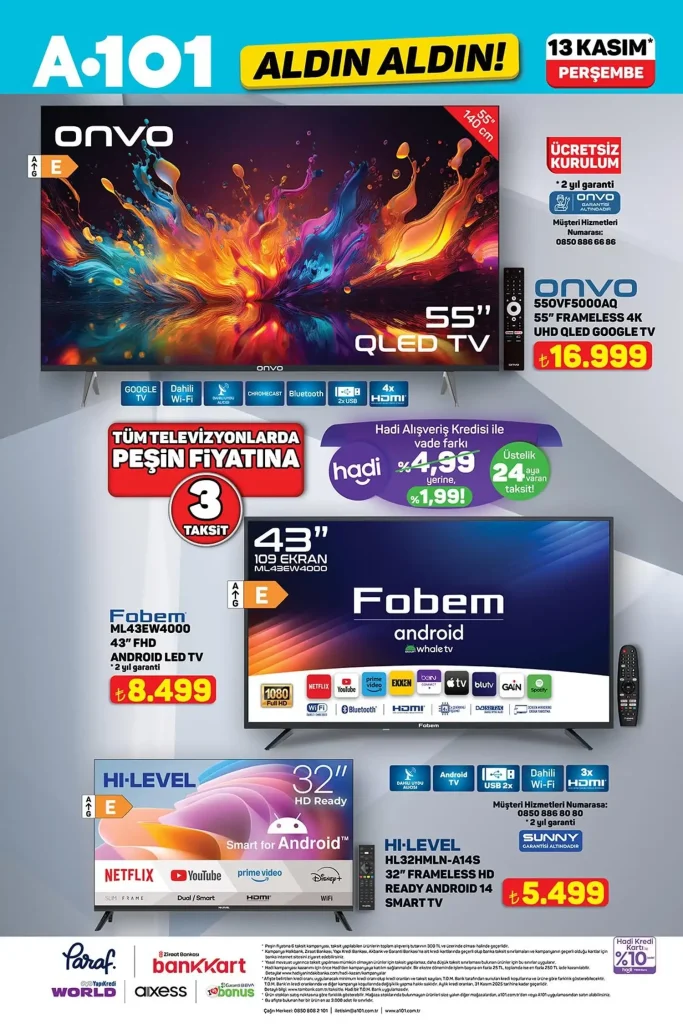 a101 13 kasım 2025 aktüel, a101 televizyon kampanyası, a101 mutfak ürünleri, a101 spor aletleri, a101 oyuncak indirimleri