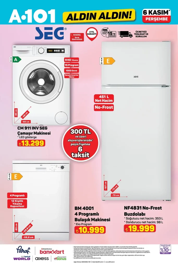 a101 6 kasım 2025 aktüel, a101 aktüel katalog, a101 aktüel, a101 çamaşır makinesi, a101 cep telefonu