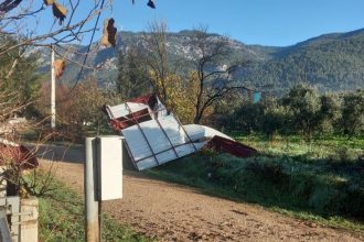 menteşe fırtına muğla fırtına muğla çatı uçtu