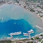 bodrum deniz kahverengi, bodrumda deniz kahverengiye döndü, bodrum deniz, bodrum, bodrum sağanak yağış