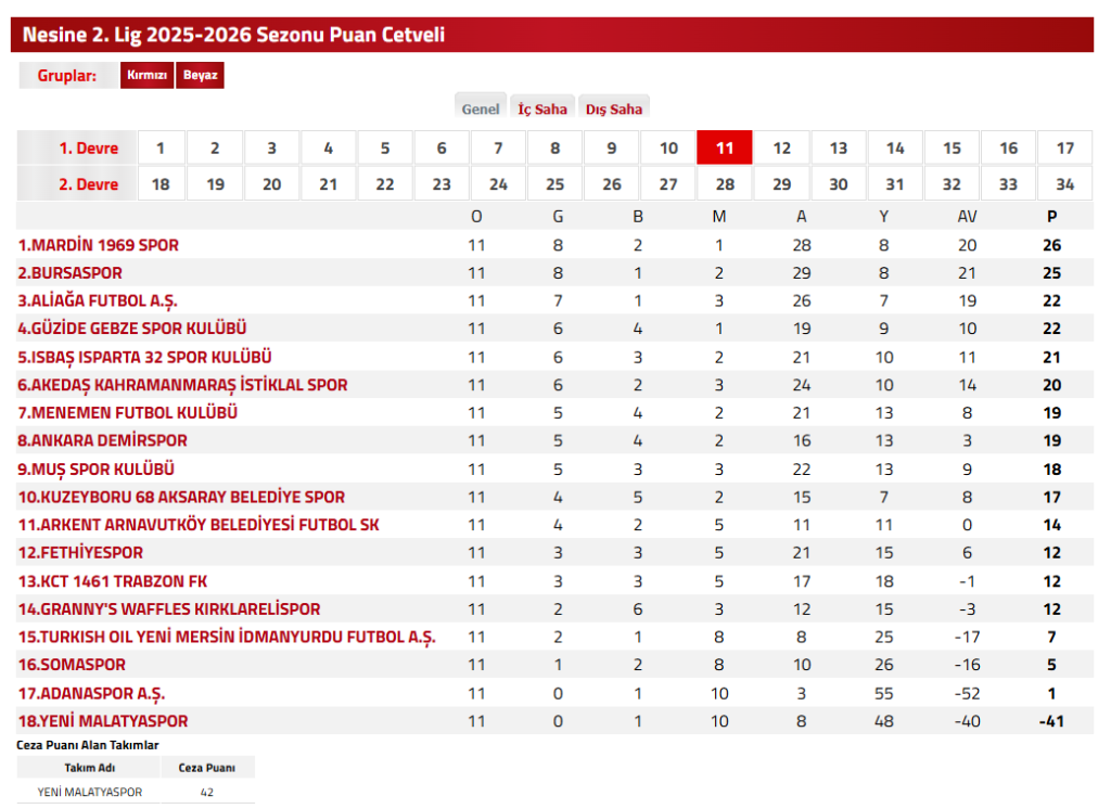 fethiyespor, nesine 2 lig , nesine 2 lig kırmızı grup, menemen fk, fethiyespor menemen fk