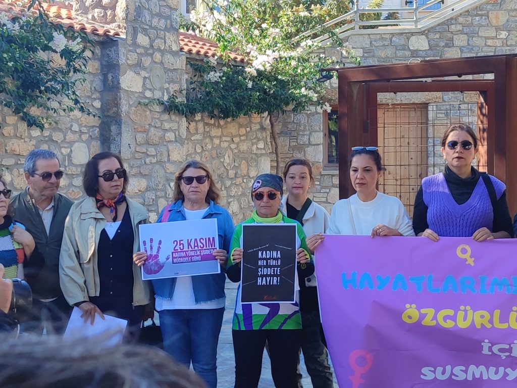 datça chp 25 kasım açıklaması chp datça kadın kolları