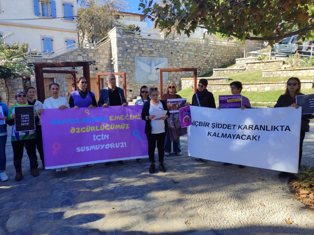 datça chp 25 kasım açıklaması chp datça kadın kolları