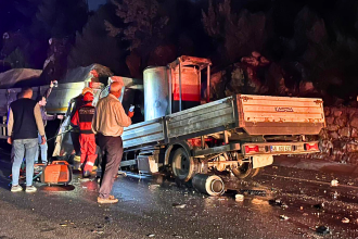 kazada yaşamını yitirdi karayolunda kaza meydana geldi milas kaza süt toplama aracının trafik kazası