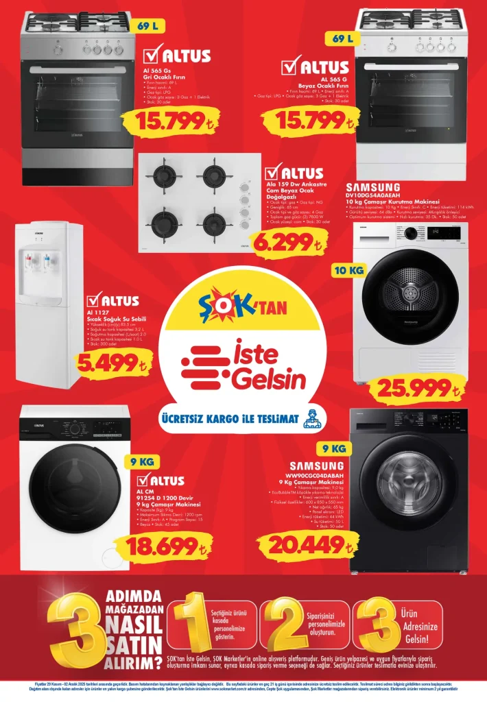 şok 29 kasım 2025 aktüel kataloğu, şok aktüel kataloğu, şok 29 kasım cumartesi, şok aktüel ürünleri, şok çamaşır makinası