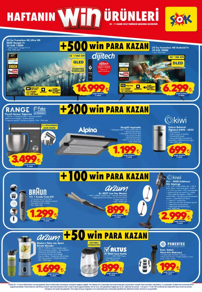 şok 5 kasım 2025 aktüel kataloğu, şok aktüel kataloğu, şok 5 kasım çarşamba, şok haftanın fırsatları, şok televizyon