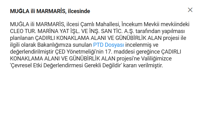 marmaris incekum, marmaris incekum izinsiz yol, marmaris incekum kamp alanı, marmaris incekum suç duyurusu, marmaris incekum izinsiz yol açılması