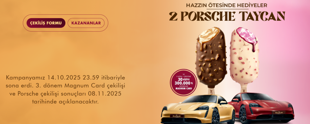 magnum çekiliş, magnum çekiliş ne zaman, magnum çekilişi saat kaçta, magnum çekilişi sonuçları, magnum porche taycan