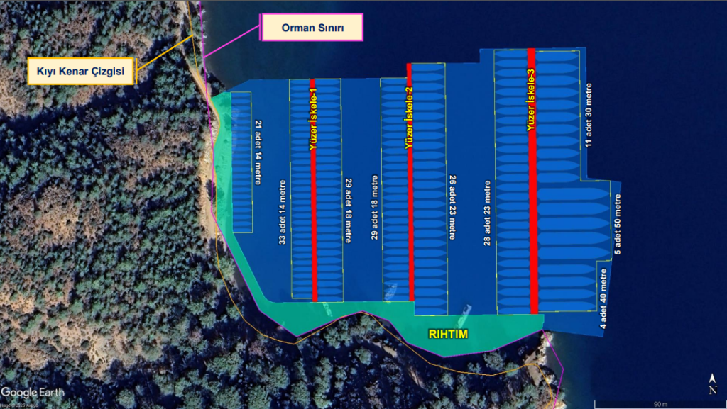 dalaman kille koyu, kille koyu iskele projesi, muçev, kille koyu, muçev kille koyu