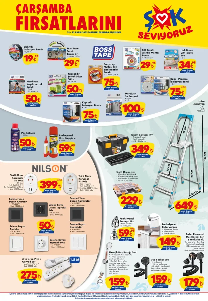 şok aktüel kataloğu, 19 kasım 2025 şok, elektrikli el aletleri şok, şok televizyon indirimi, şok beyaz eşya kampanyası