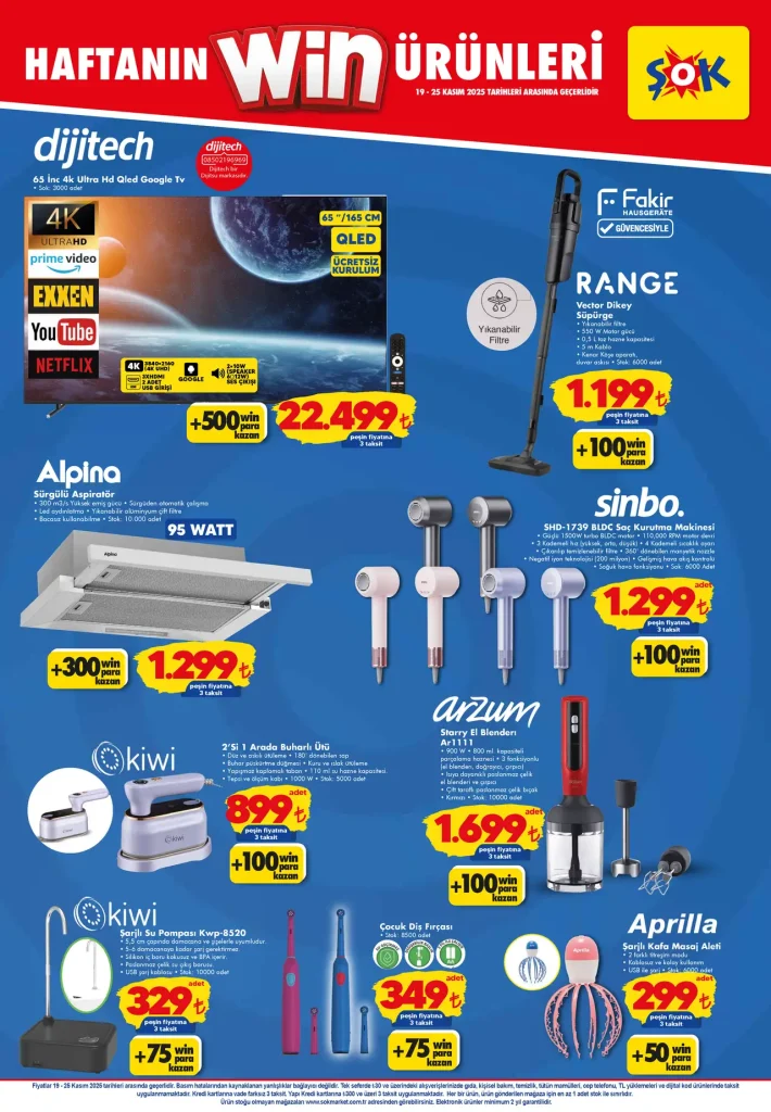 şok aktüel kataloğu, 19 kasım 2025 şok, elektrikli el aletleri şok, şok televizyon indirimi, şok beyaz eşya kampanyası