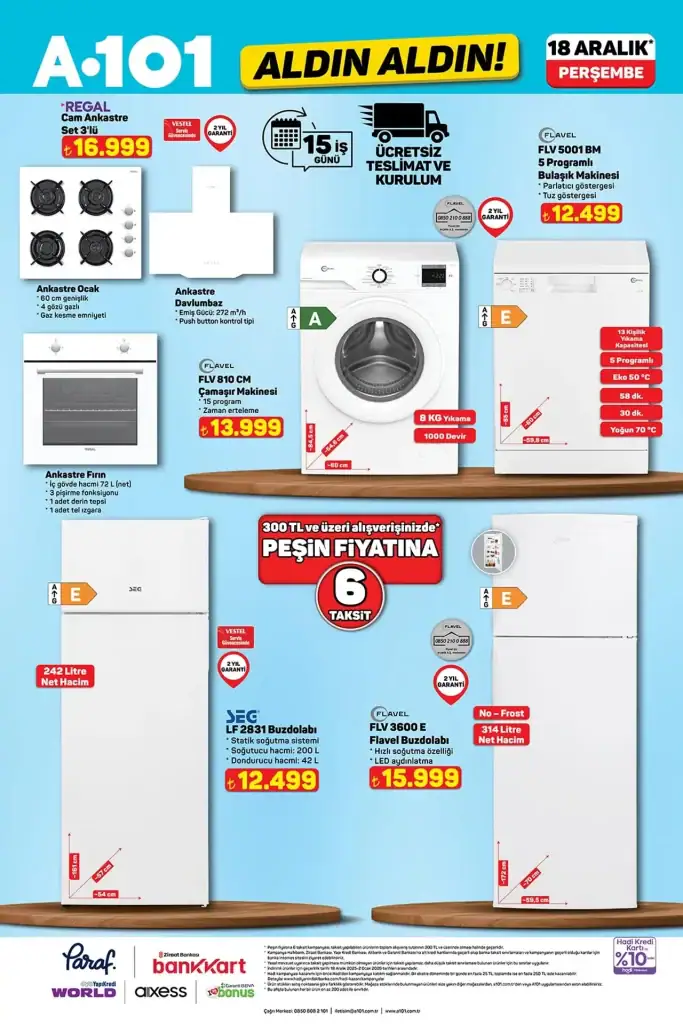 a101 18 aralık 2025, a101 aktüel kataloğu, a101 espresso makinesi, a101 elektrikli moped, a101 aktüel