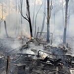 fethiye yangın orman yangını katrancı koyu karavan bungalov yangın muğla