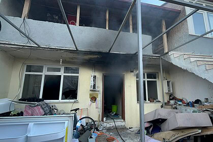 menteşe ev yangını menteşe yangın muğla muslihittin yangın