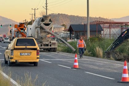ortaca kaldırım çalışması, ortaca iş kazası, ortaca kaldırım çalışması kaza, ortaca beton mikseri, ortaca
