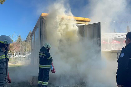 menteşe trafoda yangın, menteşe elektrik trafosu yangın, menteşe elektrik trafosu, menteşe yangın, menteşe