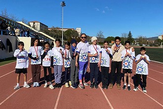 büyük atatürk koşusu muğlalı sporcular atatürk koşusu altın madalya ahmet aras muğla büyükşehir belediyesi