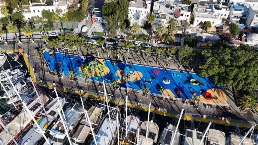 bodrum liman oyun parkı yenileme projesi, bodrum liman, bodrum çocuk parkı, bodrum park, bodrum liman çocuk parkı