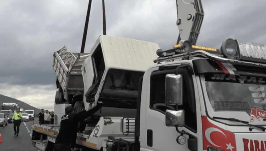 milas bodrum kaza kamyonet milas bodrum karayolu