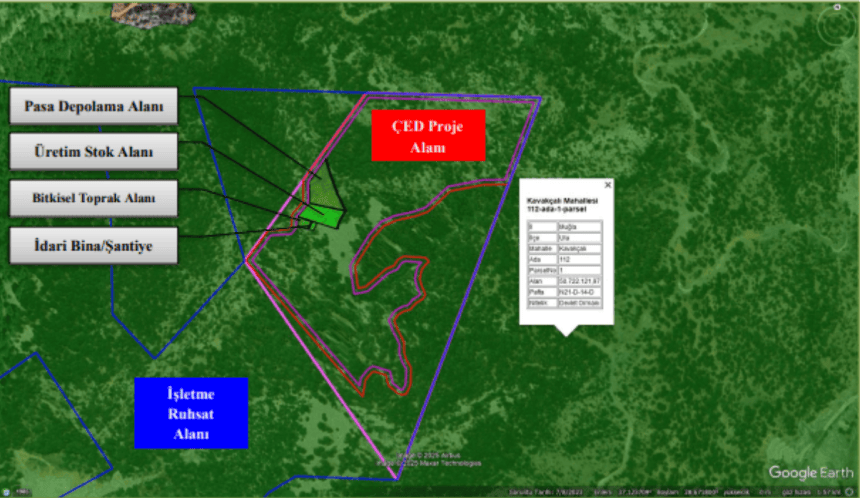 köyceğiz taş ocağı, ula taş ocağı, muğla taş ocağı, metin ergun, ula kavakçalı mahallesi