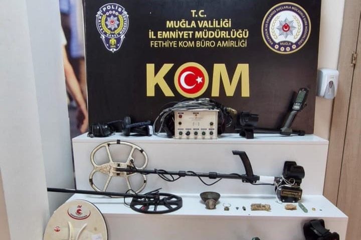 Muğla İl Emniyet Müdürlüğü operasyon, fethiye tarihi eser operasyon, Seydikemer tarihi eser operasyon, 