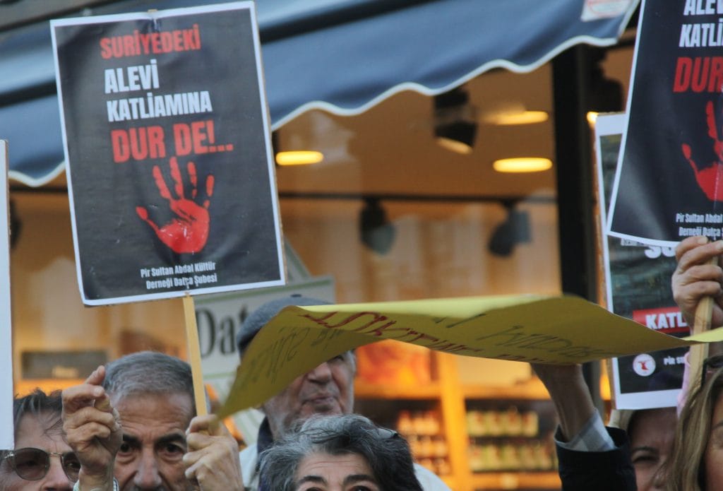 datça alevi protestosu, suriye alevi katliamı, PSAKD Datça Şubesi açıklama