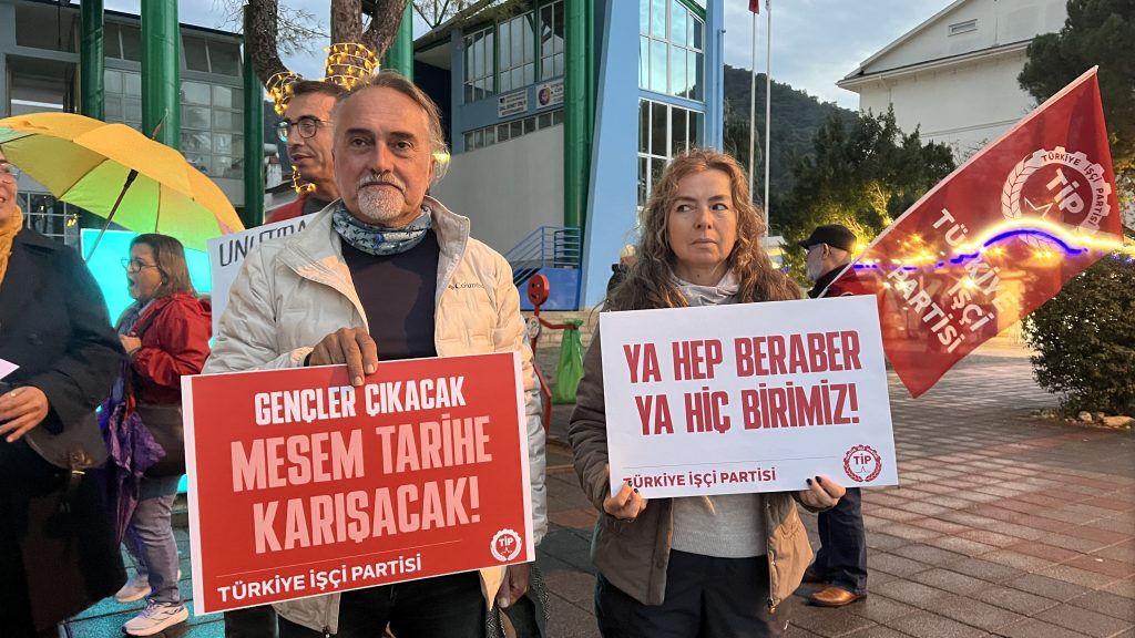tip fethiye, tip, mesem, mesem protestosu, türkiye işçi partisi