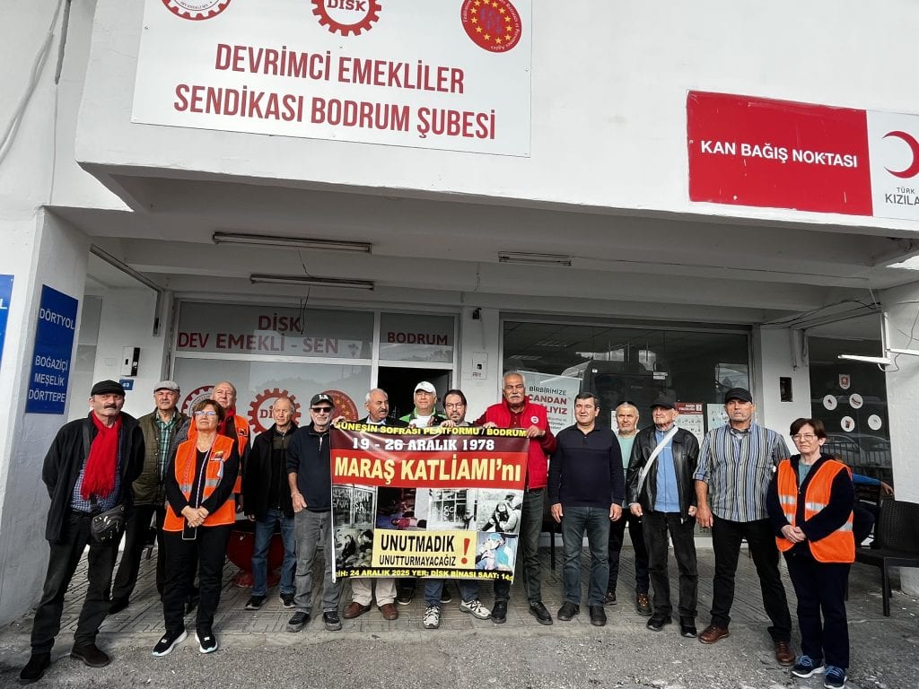 bodrum maraş katliamı açıklama bodrum güneşin sofrası platformu